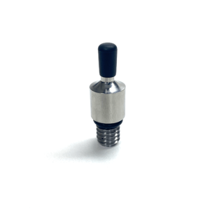 STAINLESS STEEL TIP WITH PLASTIC  PUSH ON CAP 4MM