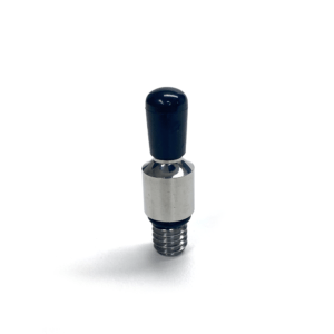 STAINLESS STEEL TIP WITH PLASTIC  PUSH ON CAP 6MM