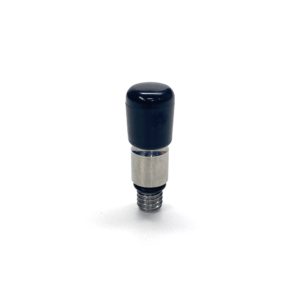 STAINLESS STEEL TIP WITH PLASTIC  PUSH ON CAP 10MM