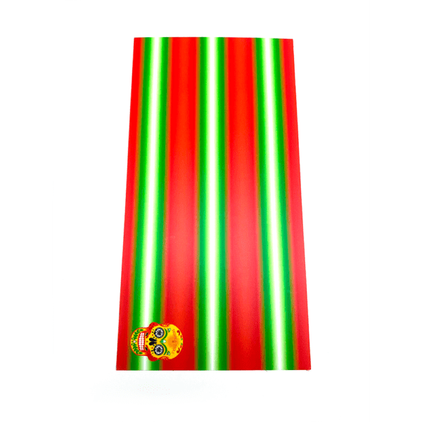 14 INCH TEQUILA LENS RED AND GREEN FADE
